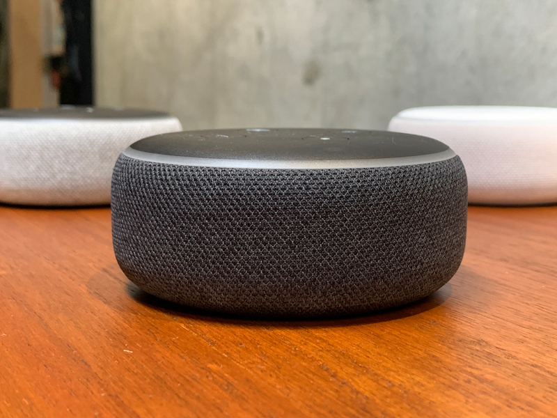 The new Dot looks like a mashup between the old model and a Google Home Mini.